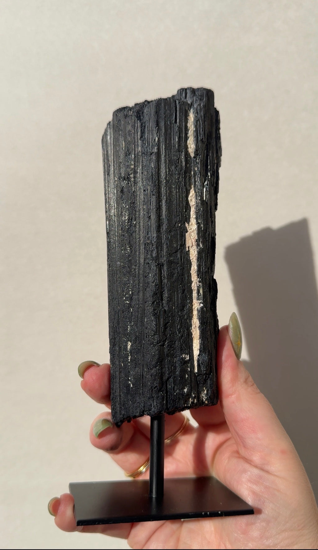 Tourmaline on stand