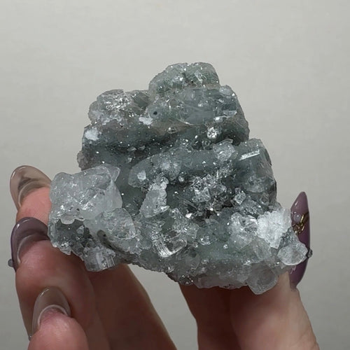 Diamond Apophyllite on Chalcedony | A18
