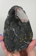 Black Amethyst with Multi-Coloured Calcite | DBA