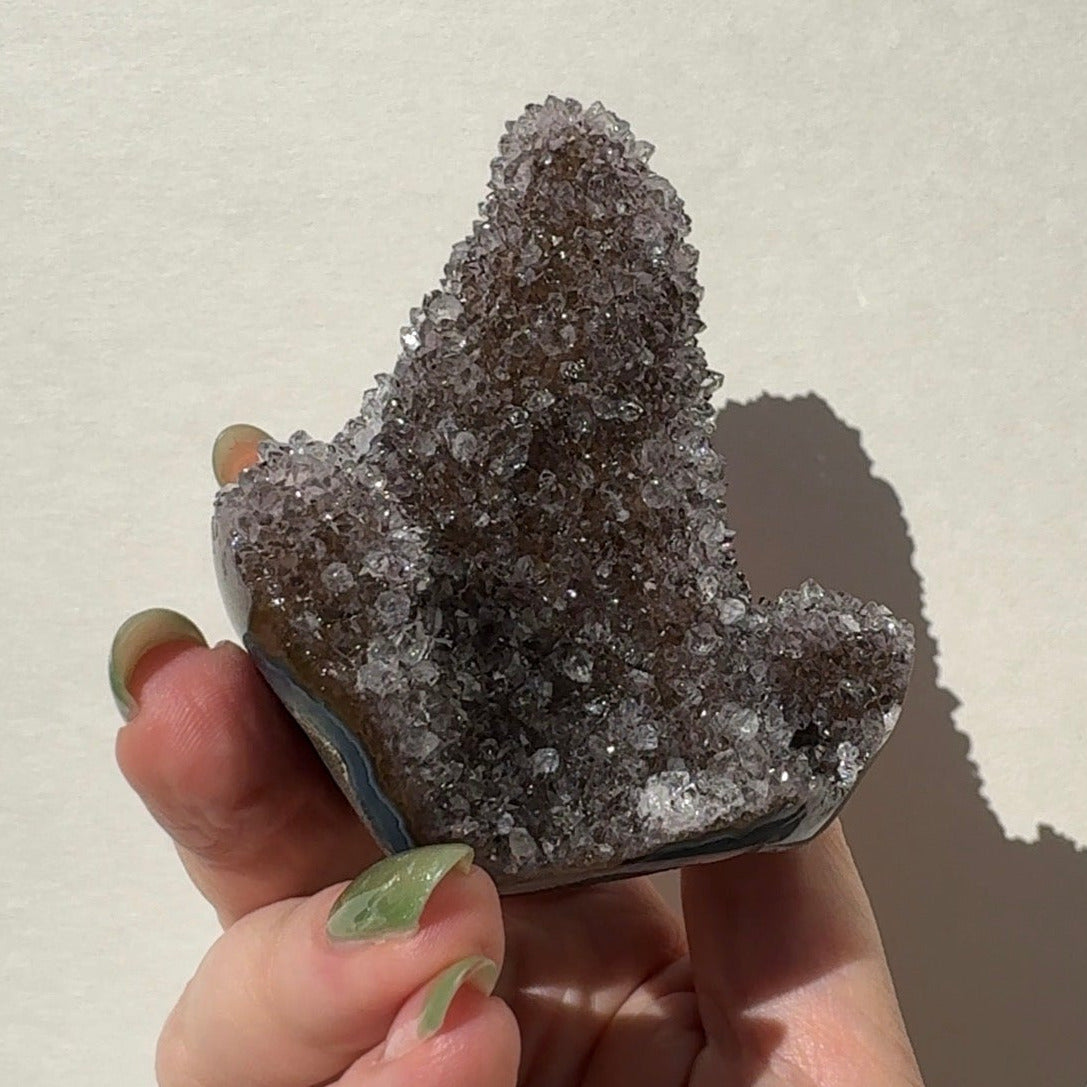 Druzy Uruguay Rainbow Amethyst Freeform
