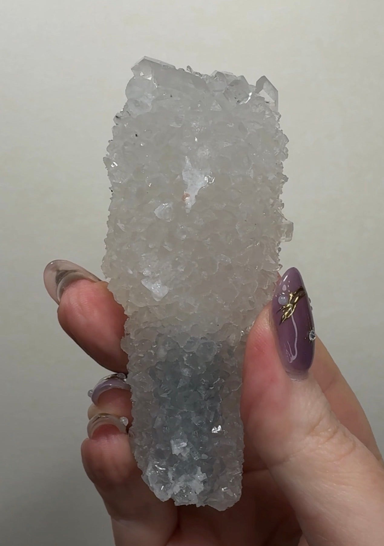 Diamond Apophyllite on Chalcedony | DA12
