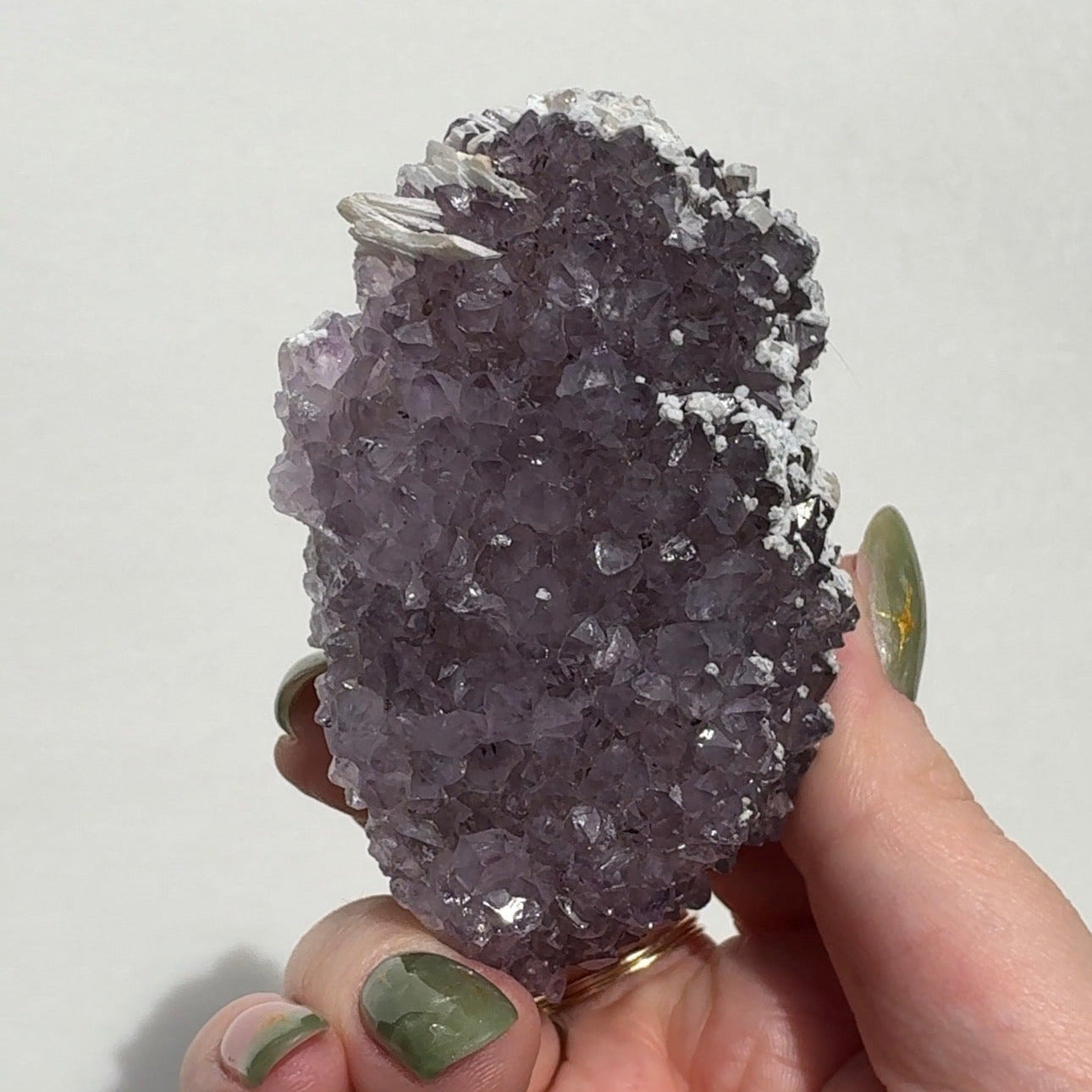 Uruguay Amethyst with Calcite