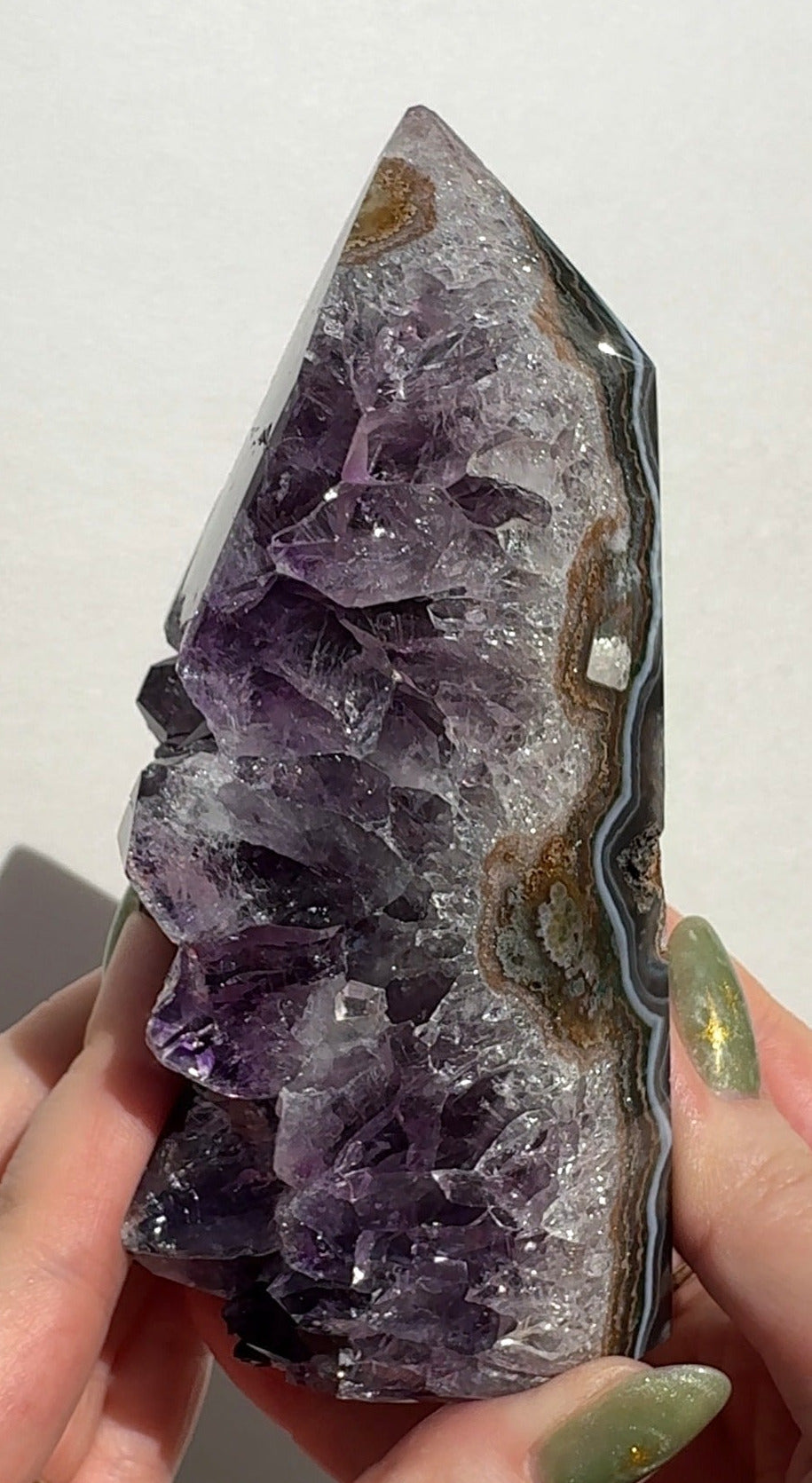 High Quality Purple Amethyst Tower