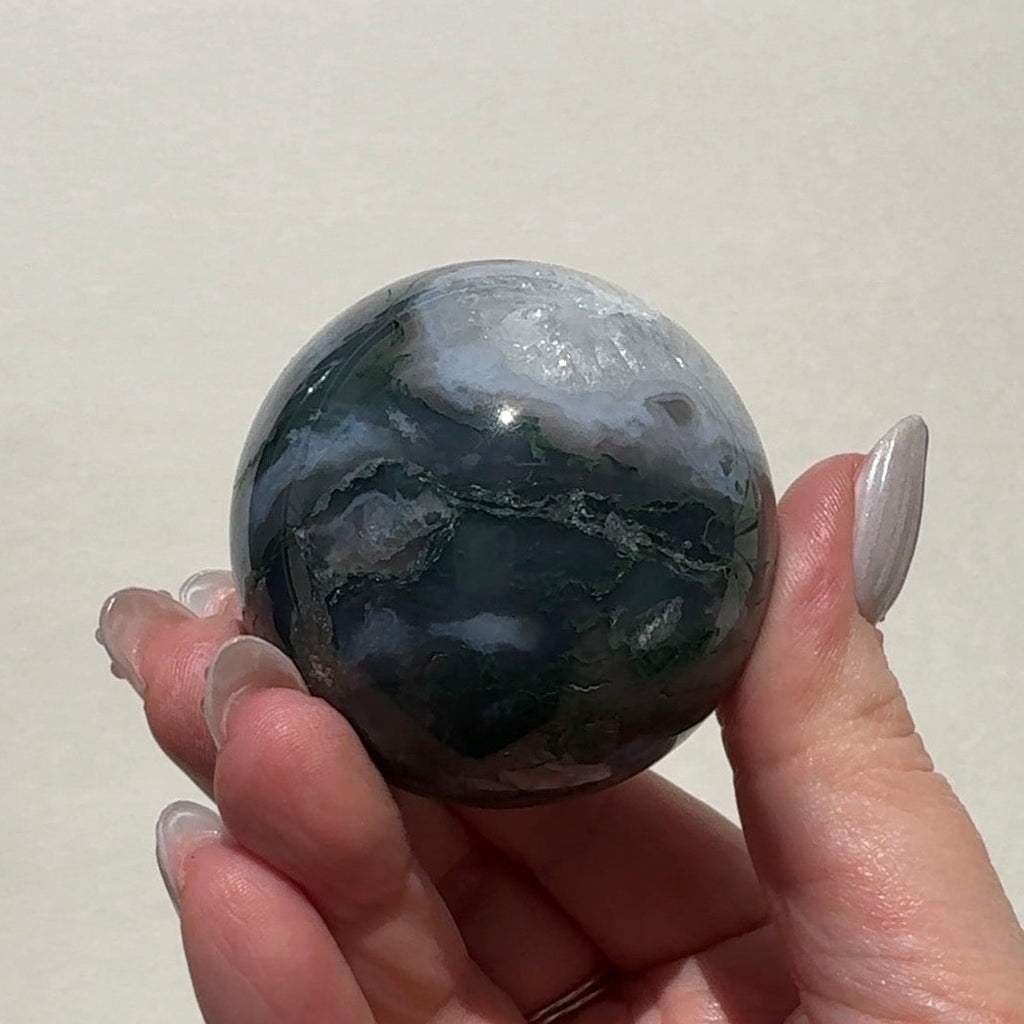 Moss Agate Sphere | B