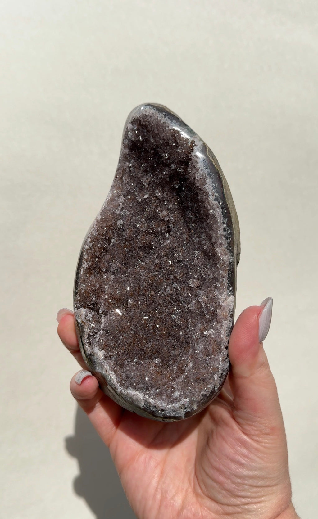 Uruguay Rainbow Amethyst Cutbase