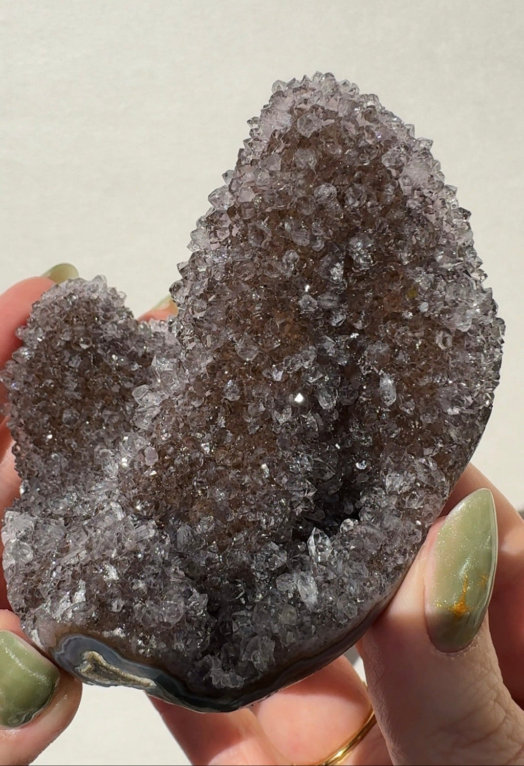 Druzy Uruguay Rainbow Amethyst Freeform