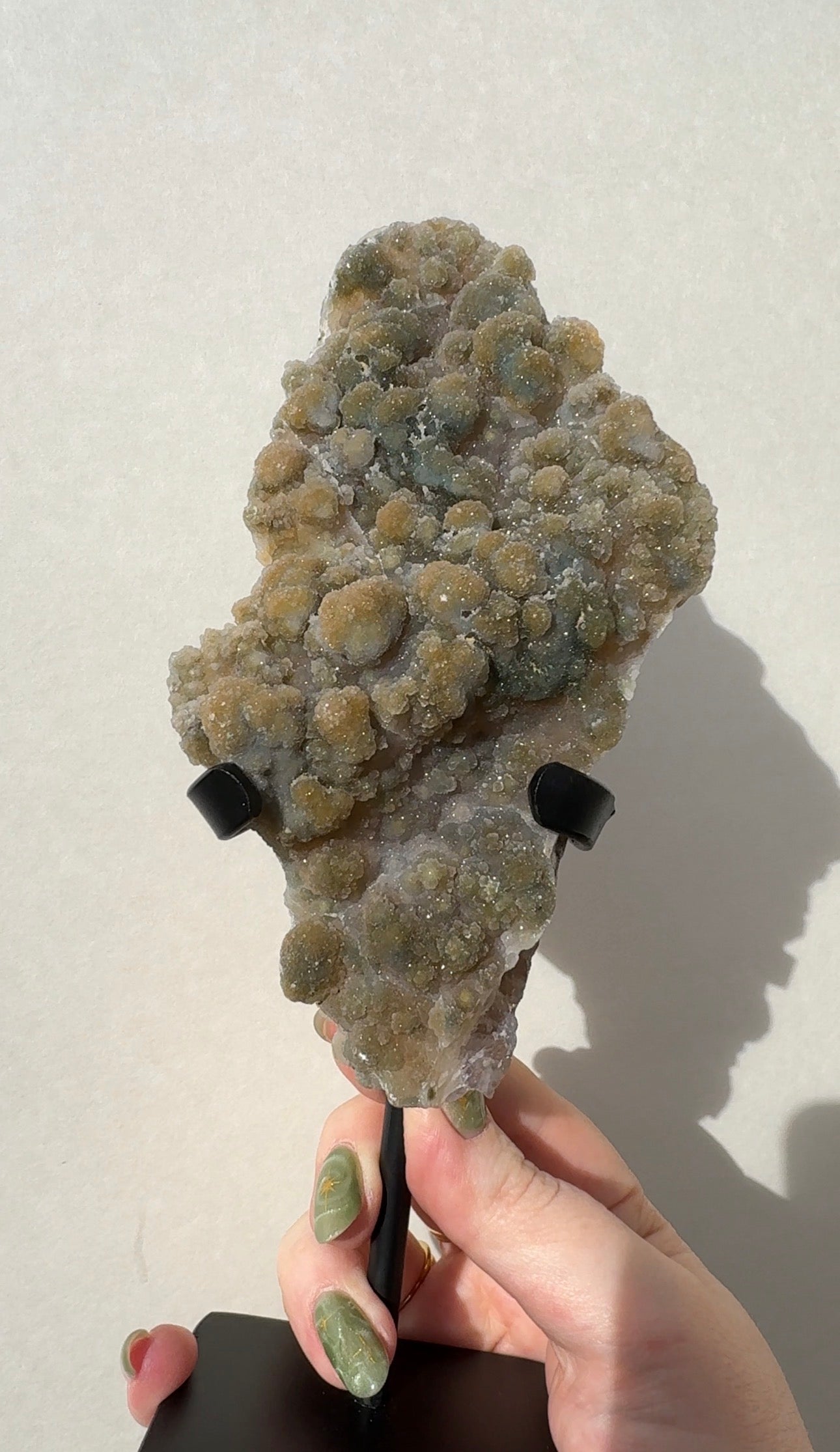 Sugar Amethyst on stand