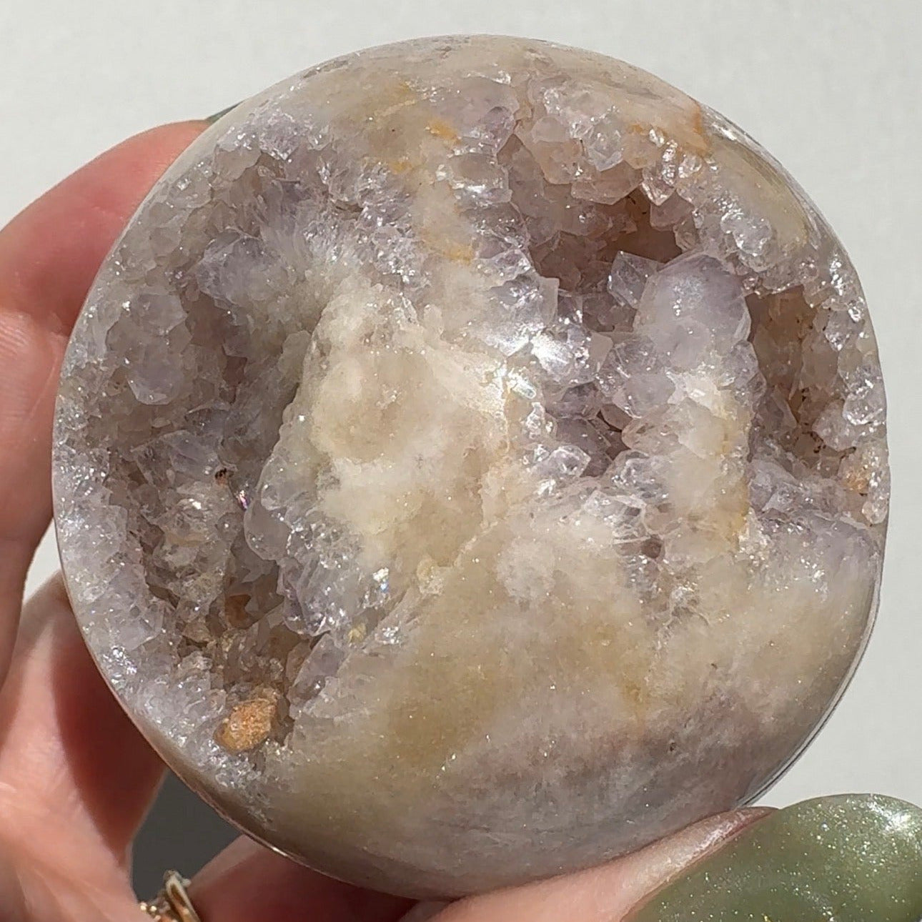 Druzy Pink Amethyst Sphere