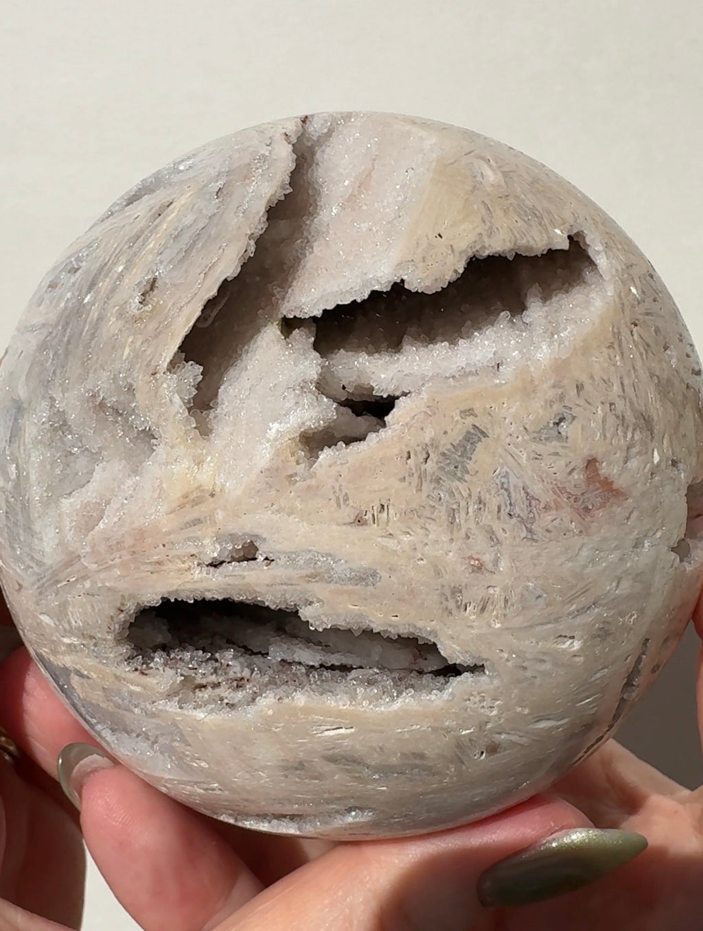 XL Druzy Pink Amethyst Sphere