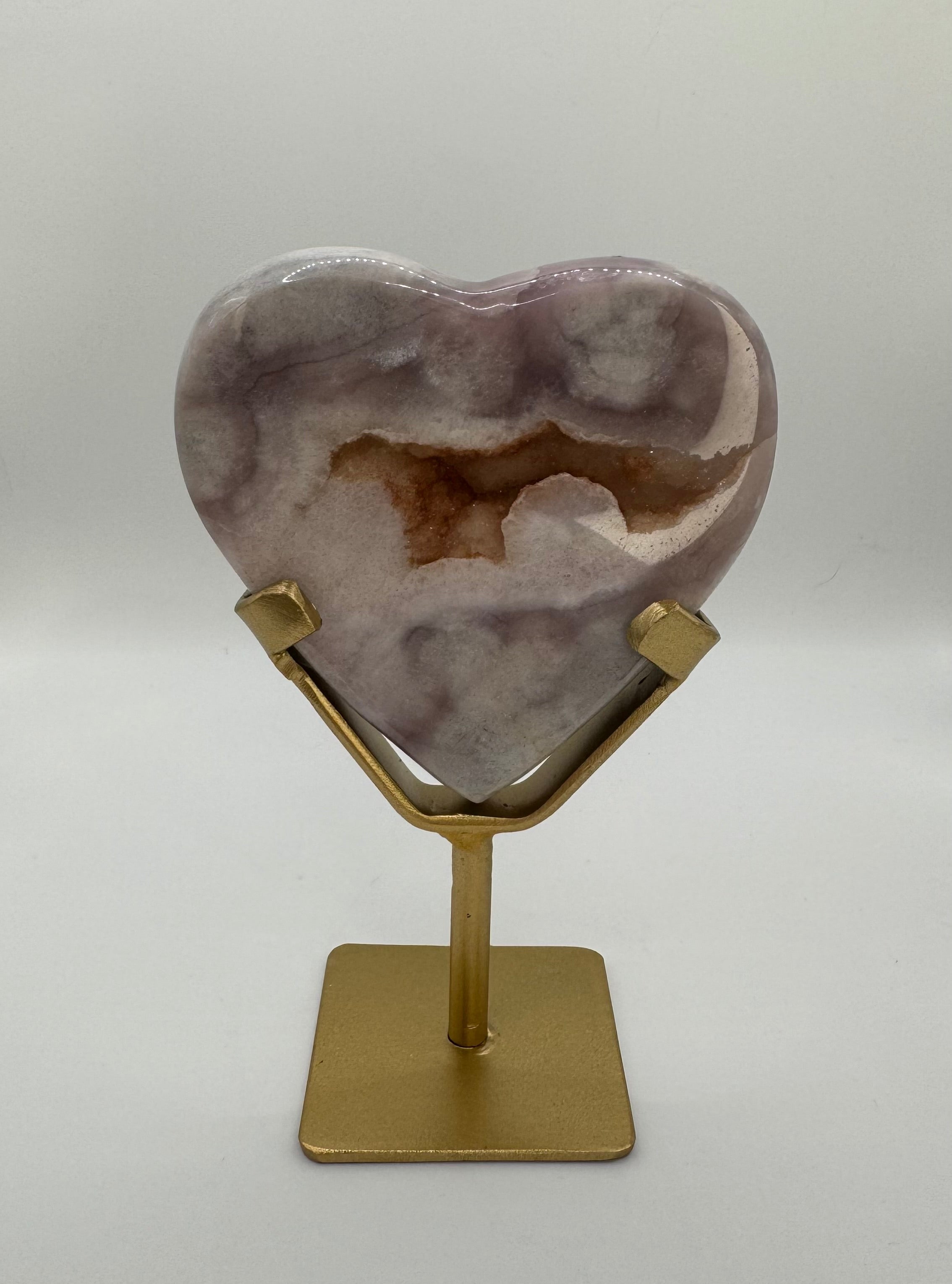 Pink Amethyst Heart