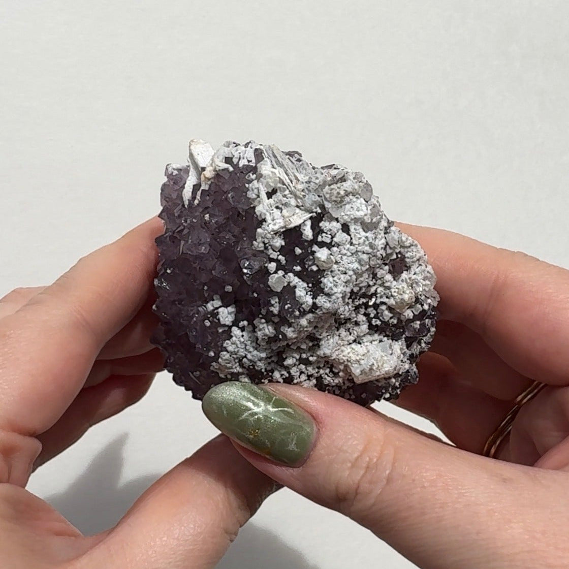 Uruguay Amethyst with Calcite