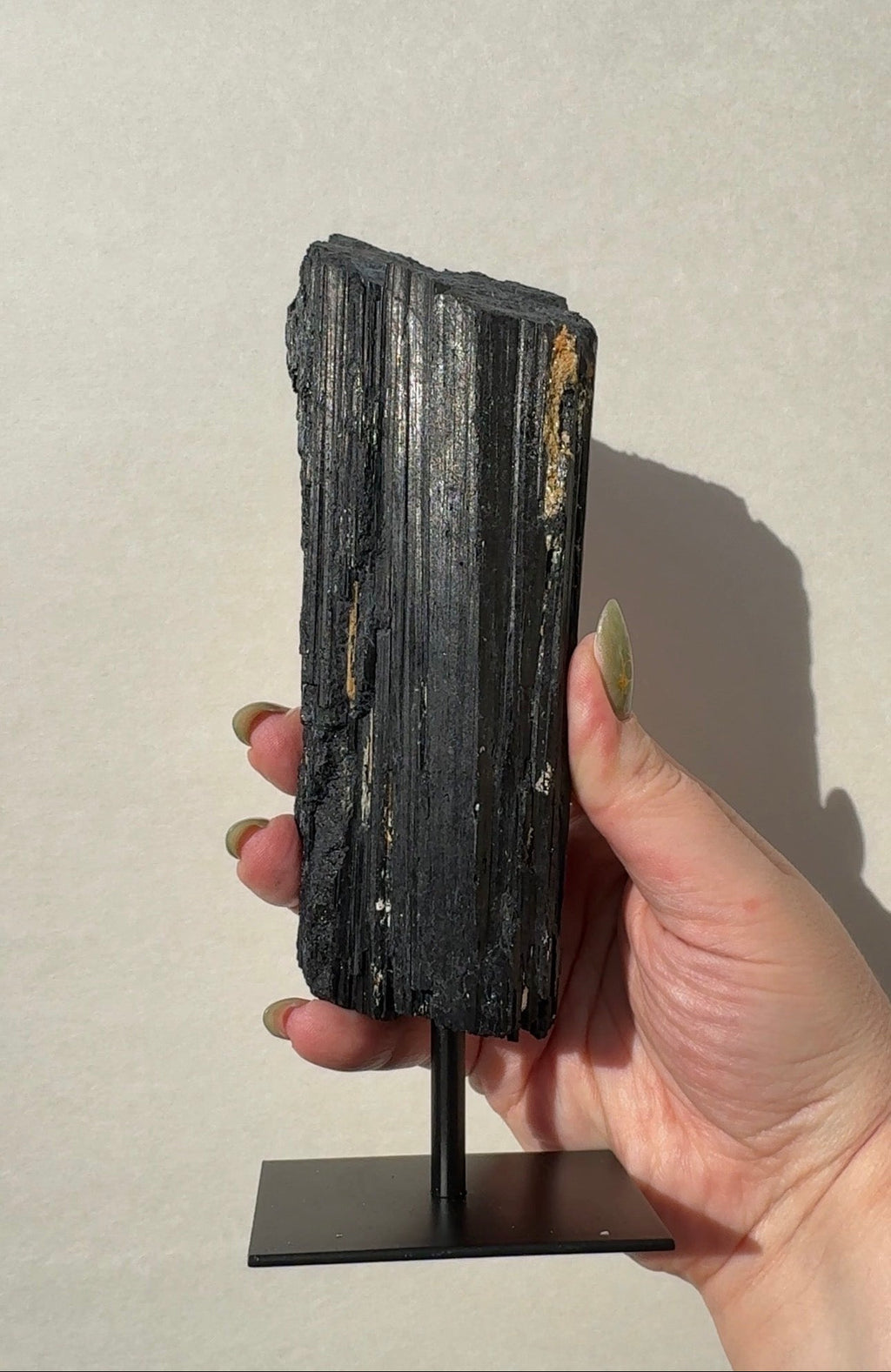 Tourmaline on stand