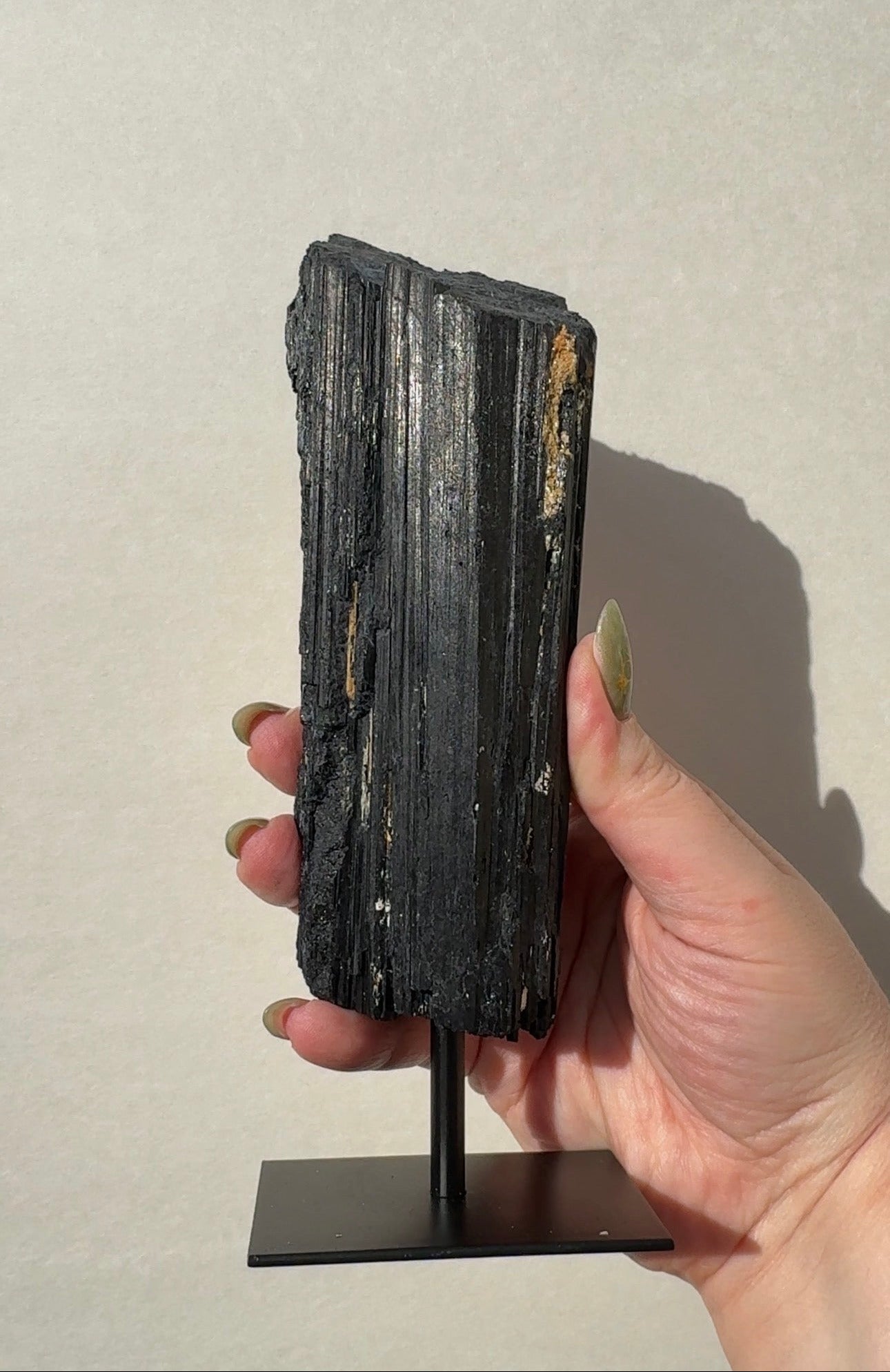 Tourmaline on stand