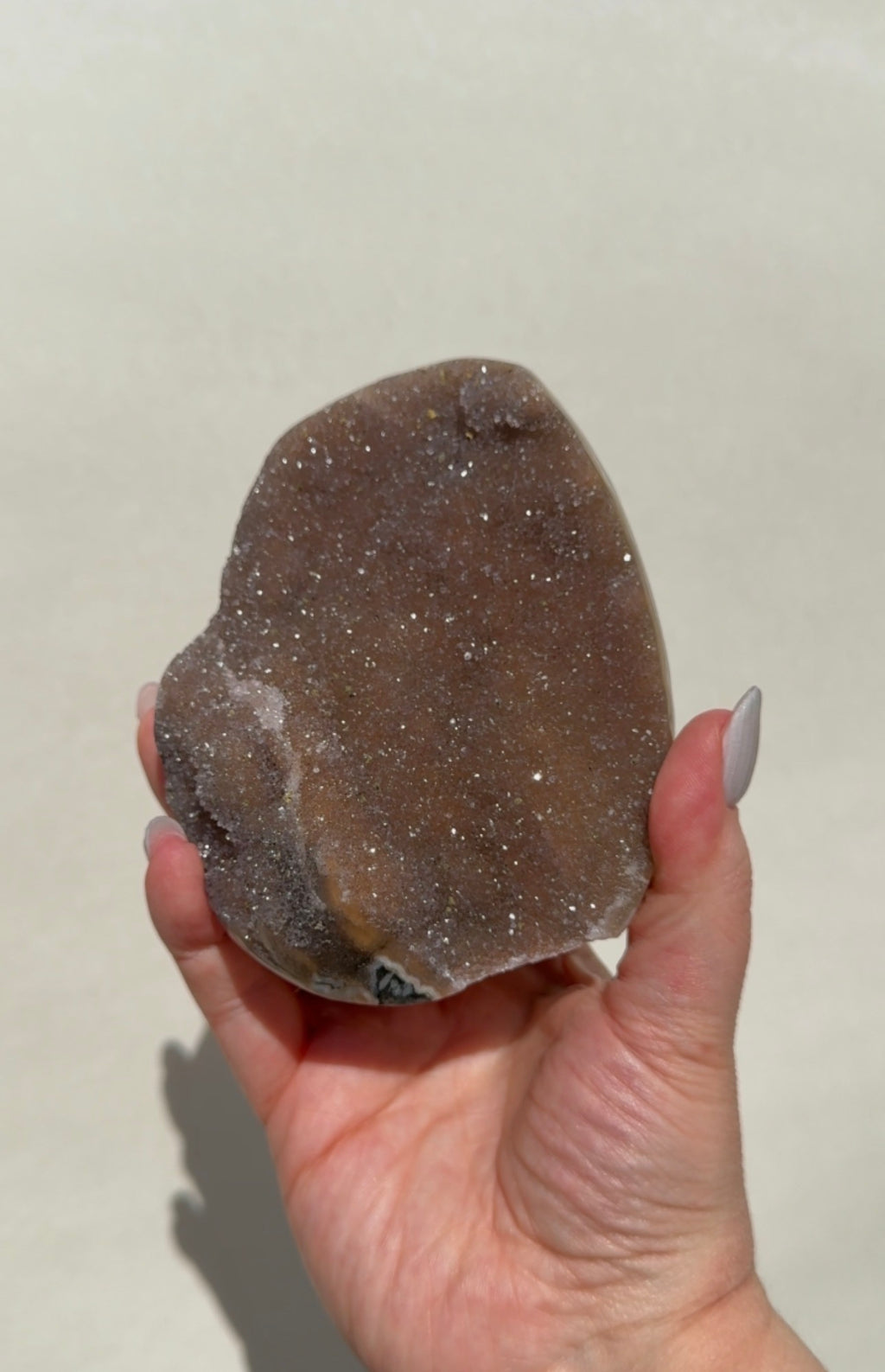 Uruguay Rainbow Amethyst Cutbase