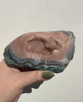Druzy Pink Agate Freeform