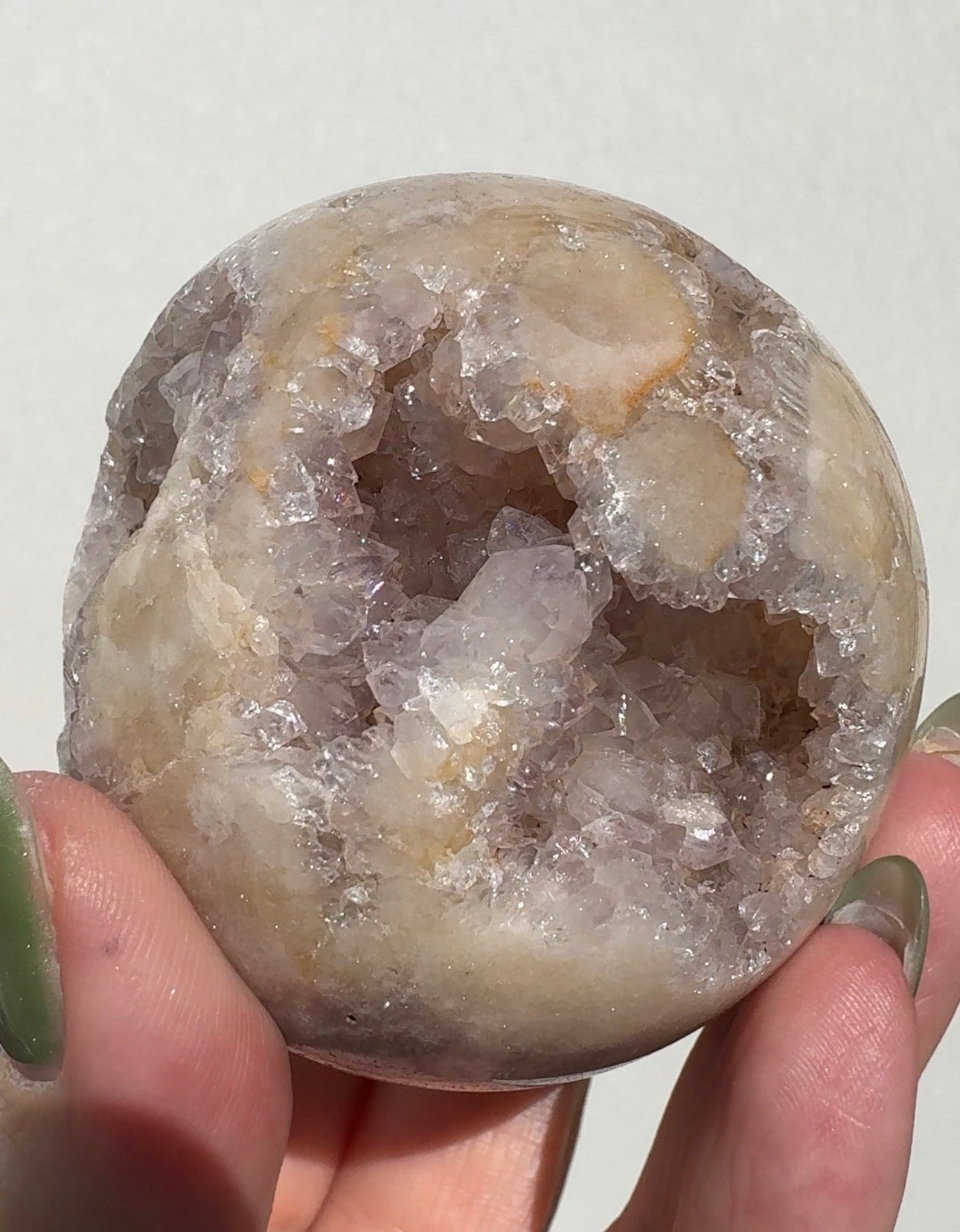 Druzy Pink Amethyst Sphere
