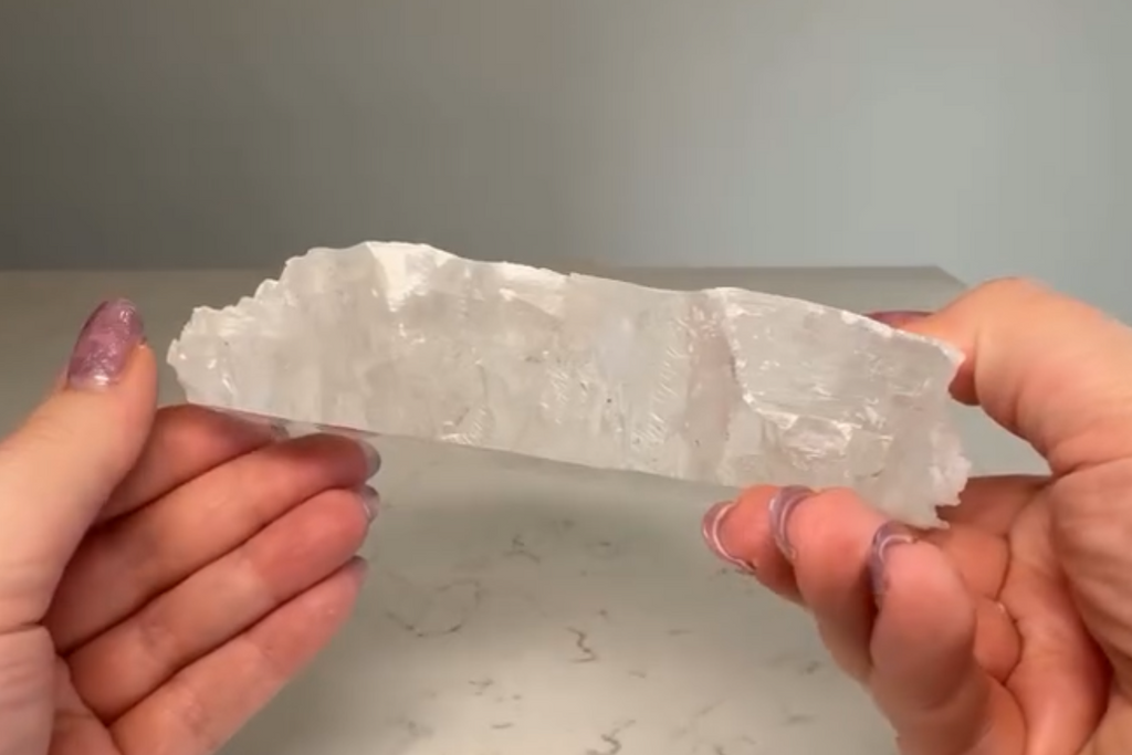 Clear Selenite Slab