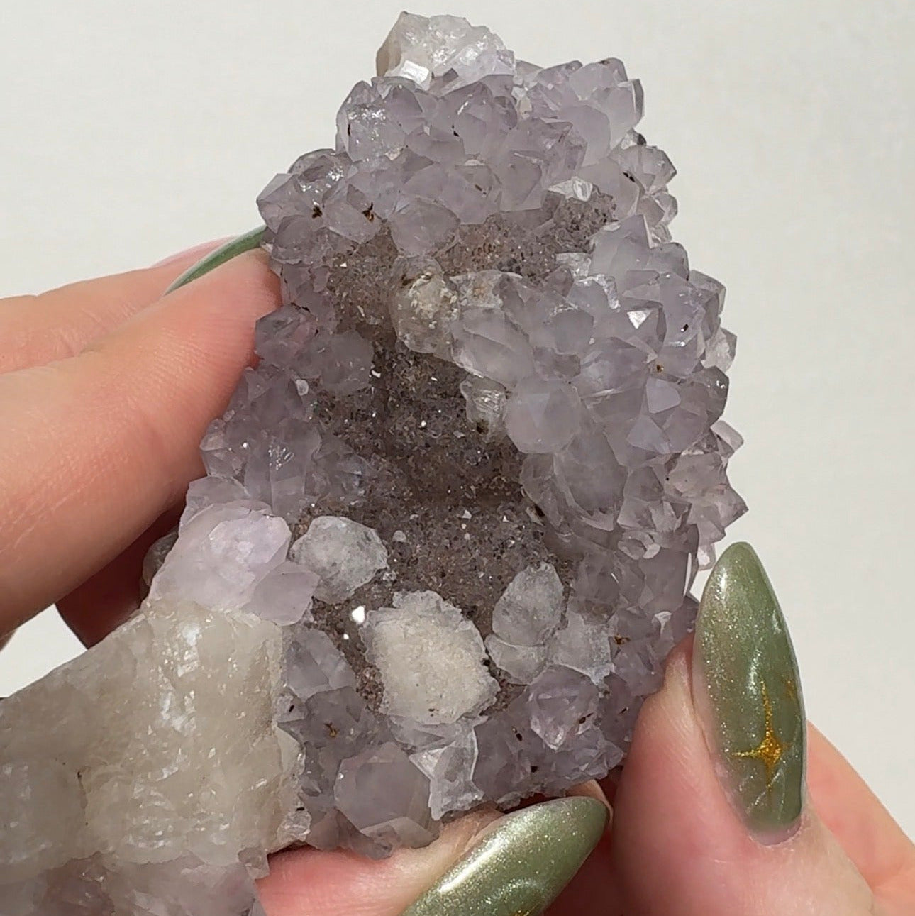 Uruguay Sugar Amethyst Freeform with Calcite
