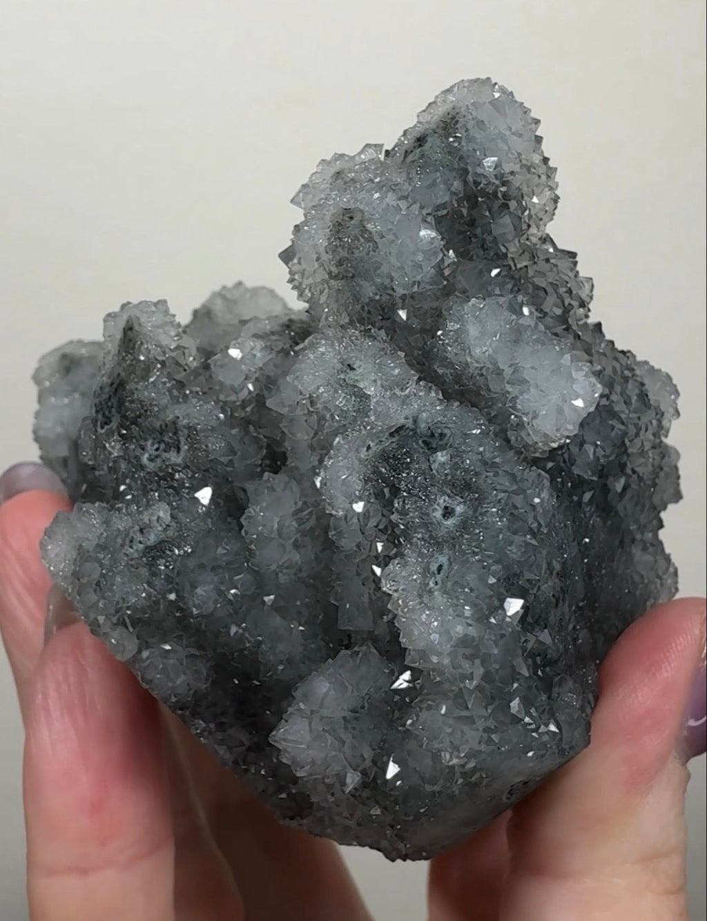 Black Chalcedony with Apophyllite| BDD