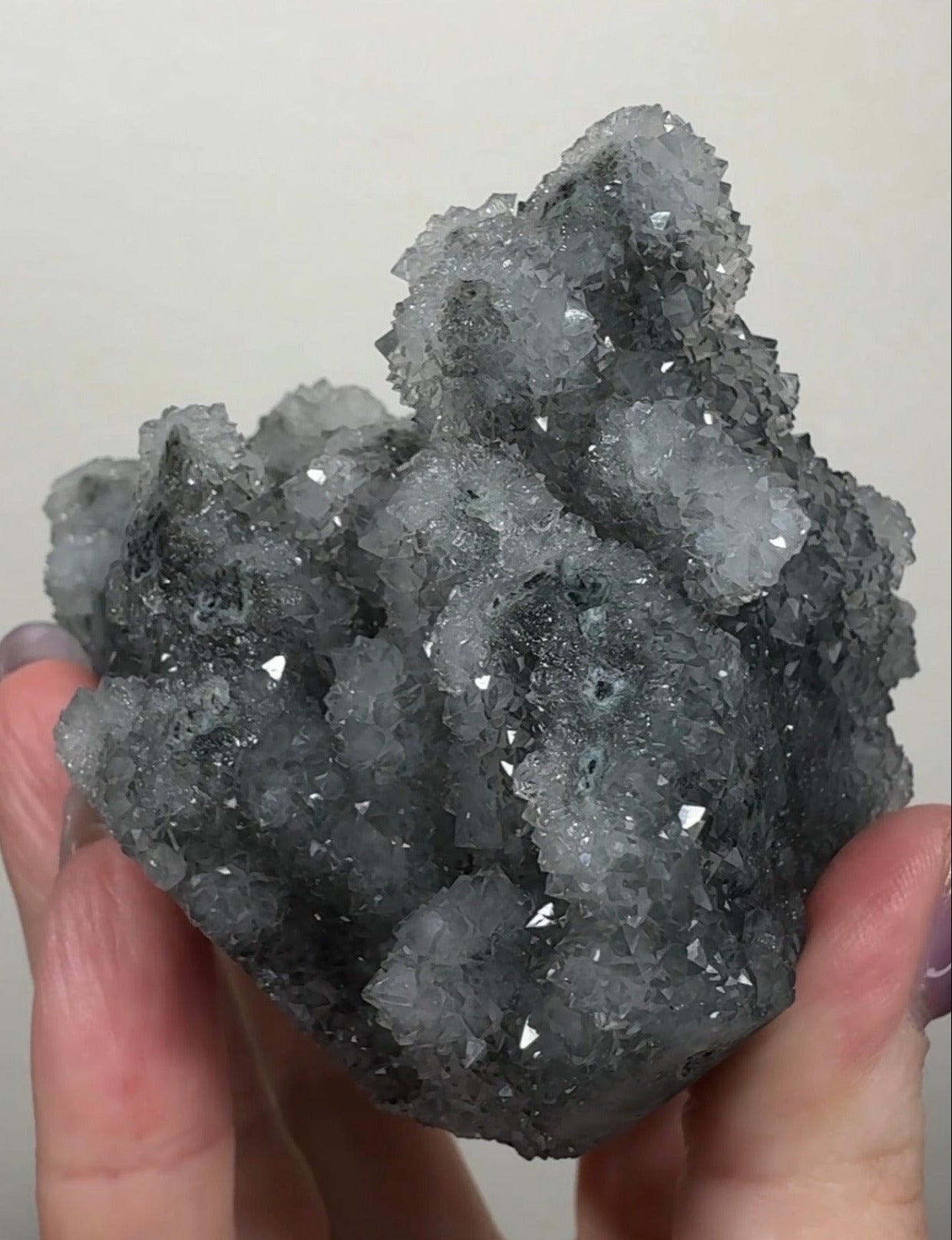 Black Chalcedony with Apophyllite| BDD