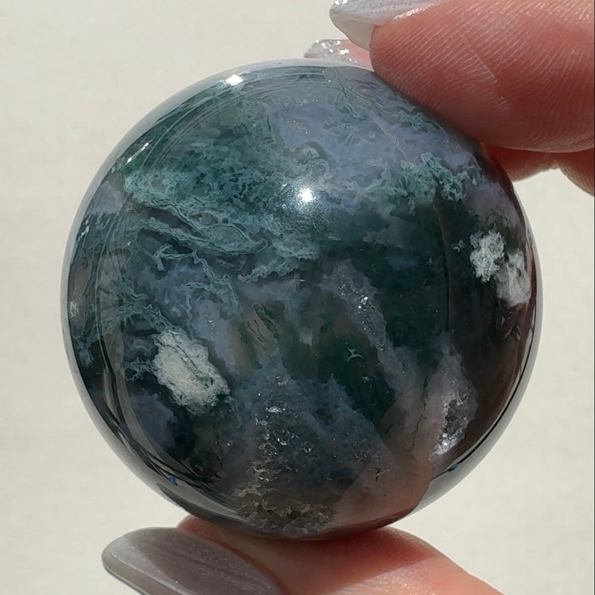 Moss Agate Sphere | A