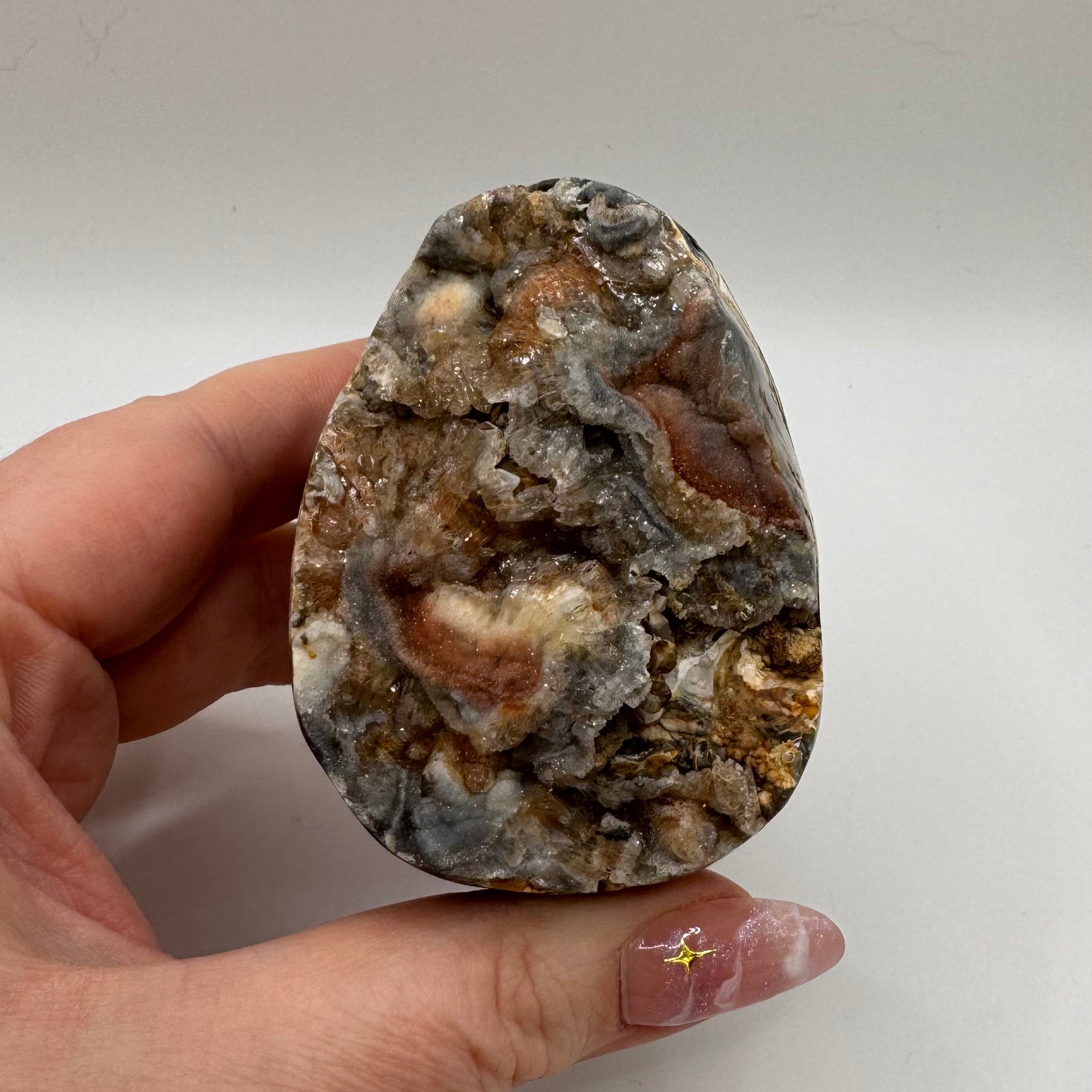 Druzy Chalcedony Egg