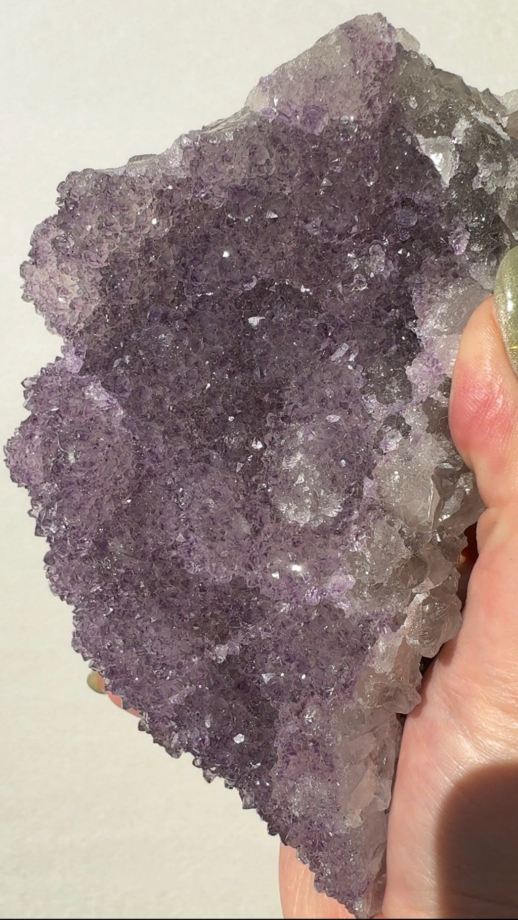 XL Double Sided Purple Amethyst Flower