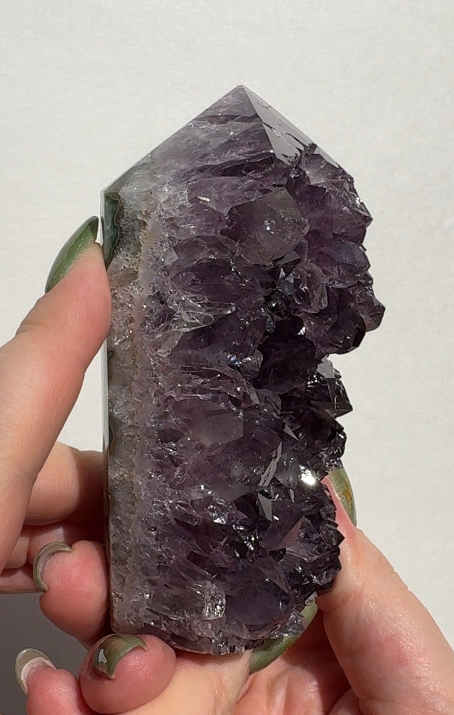 High Quality Purple Amethyst Tower
