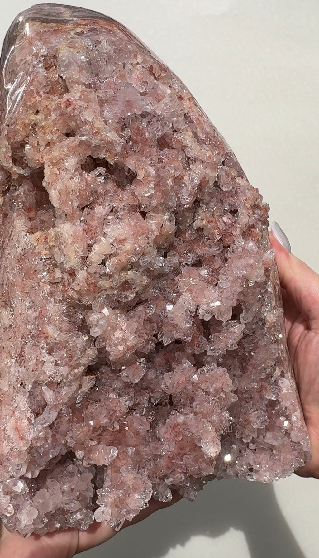 XL Druzy Pink Amethyst Freeform