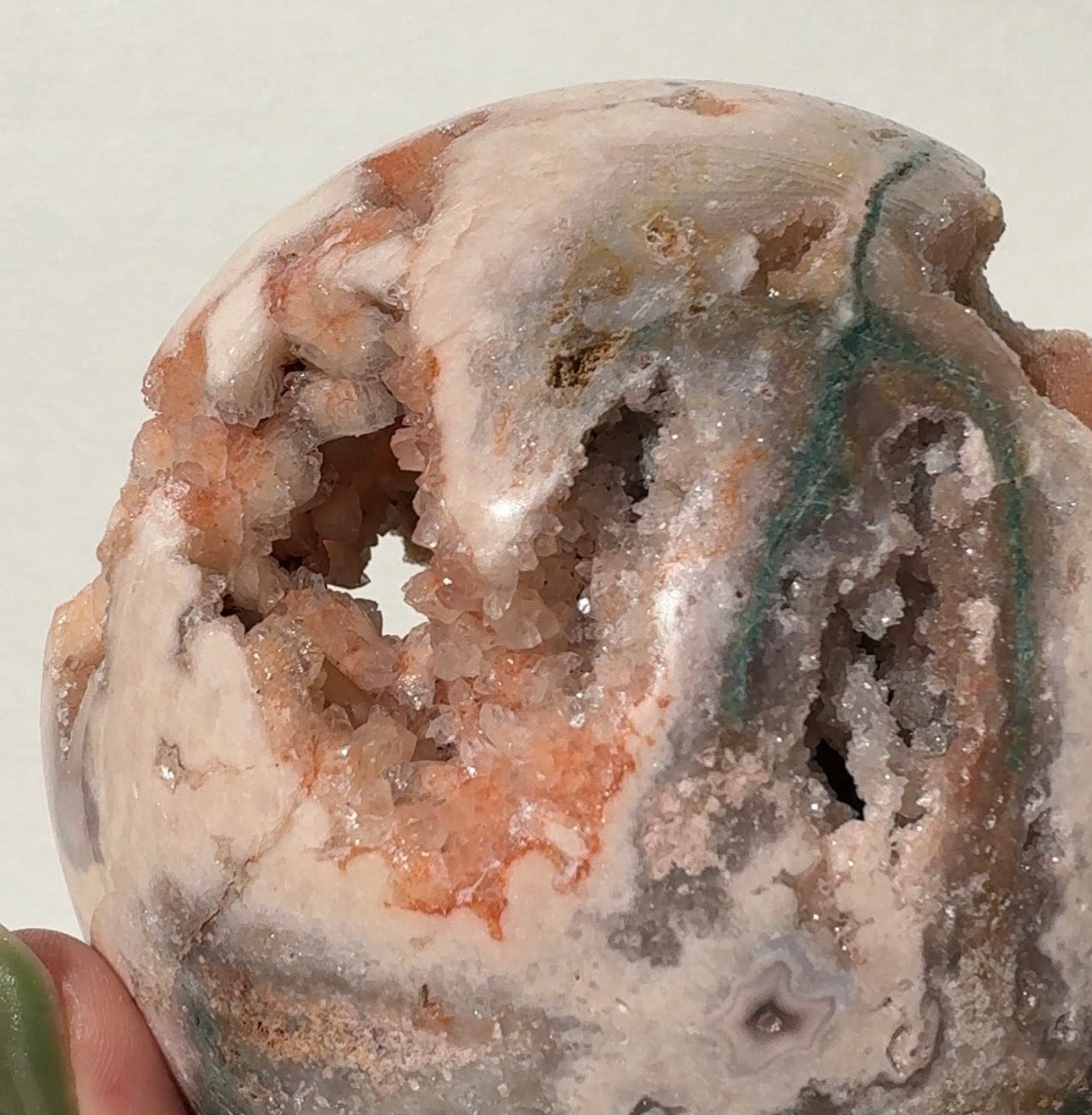XL Druzy Pink Amethyst Sphere