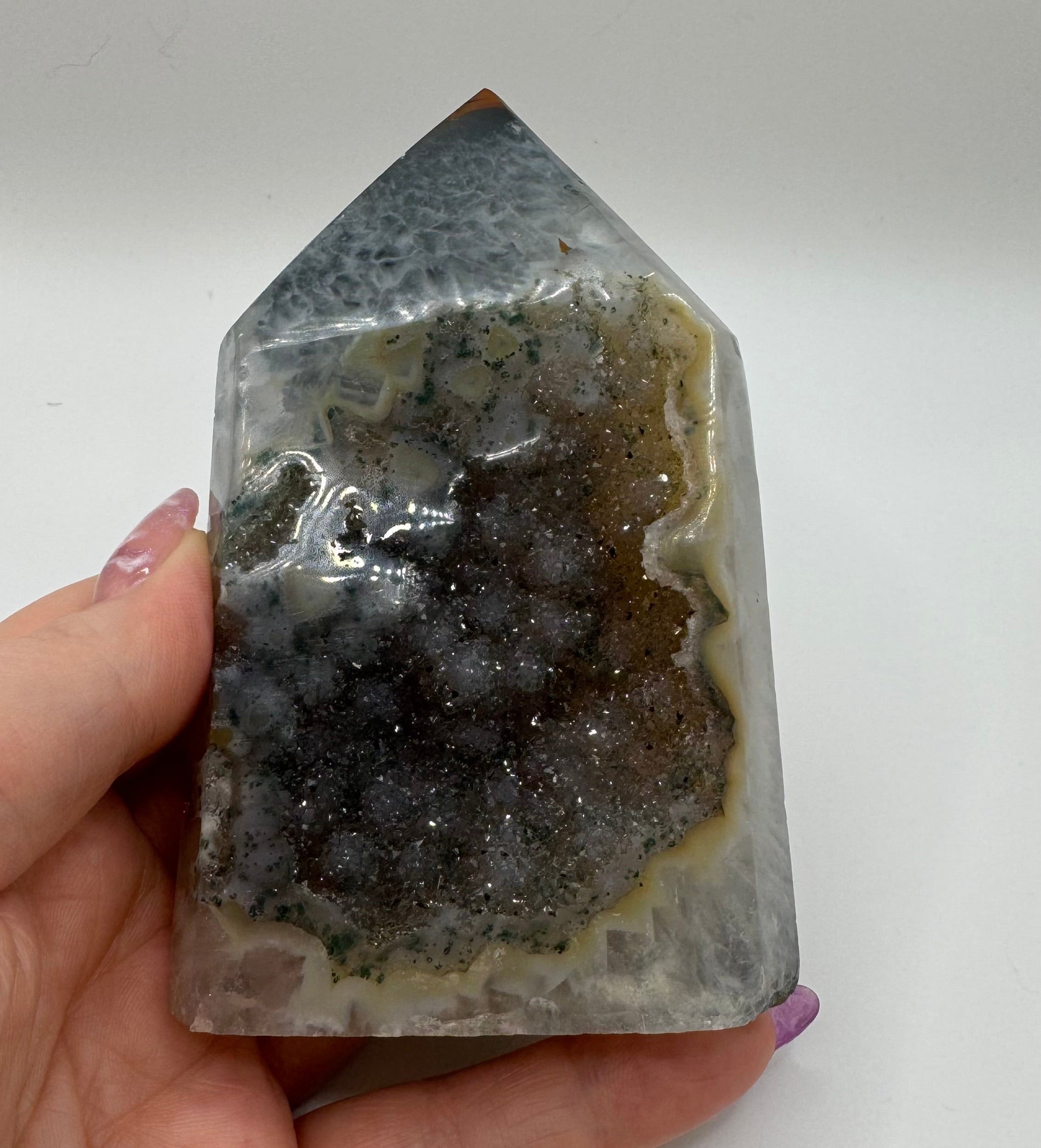 Misfit Druzy Agate Towers