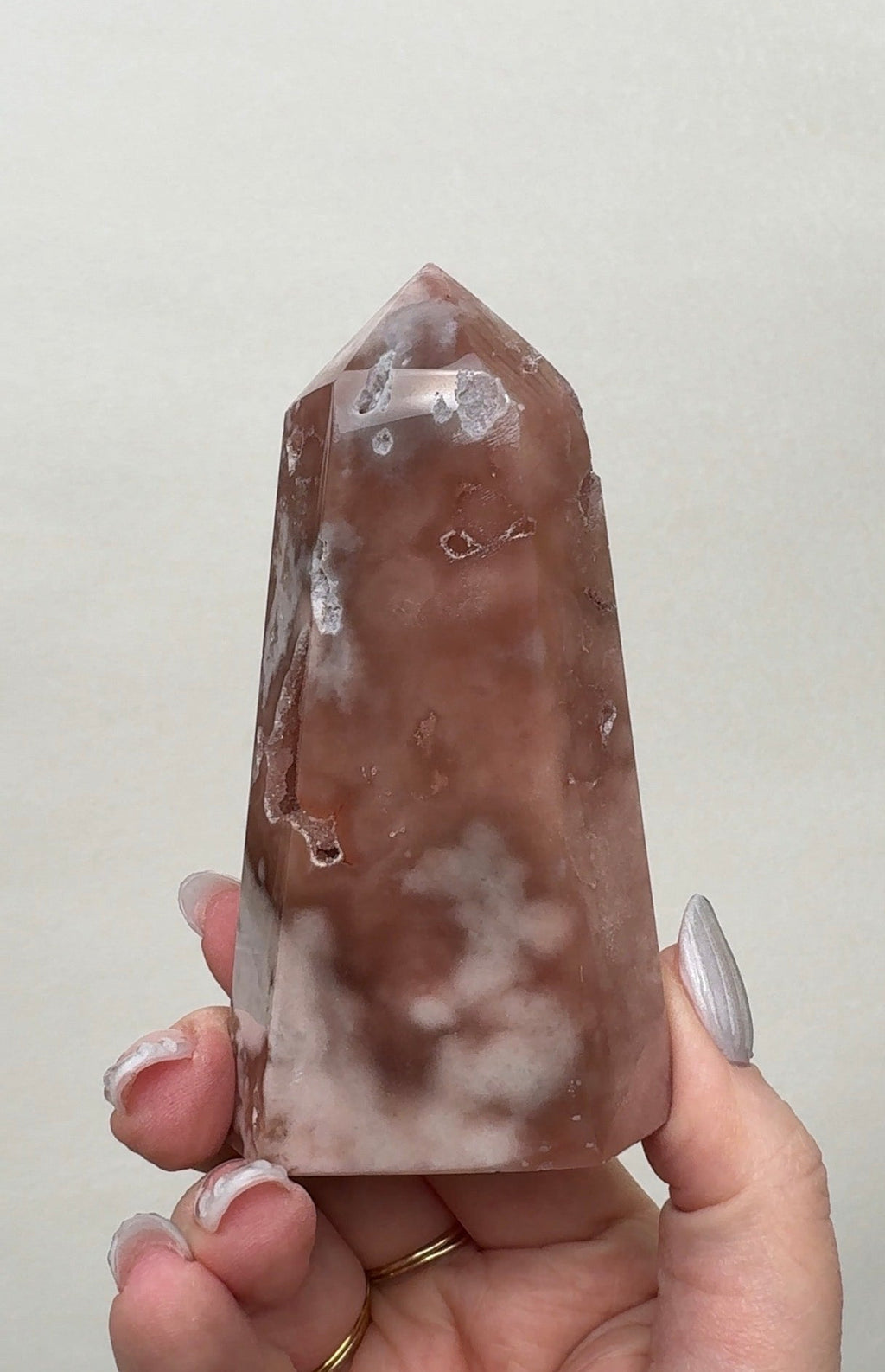 High Quality Druzy Pink Amethyst Tower