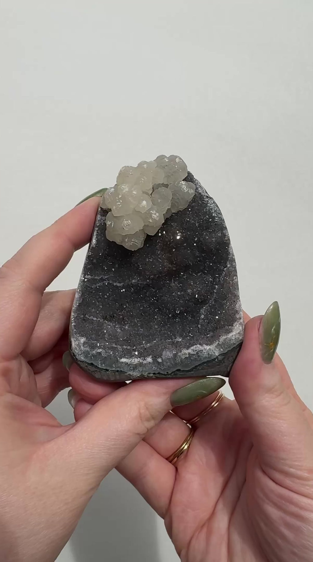 Uruguay Galaxy Amethyst with Calcite