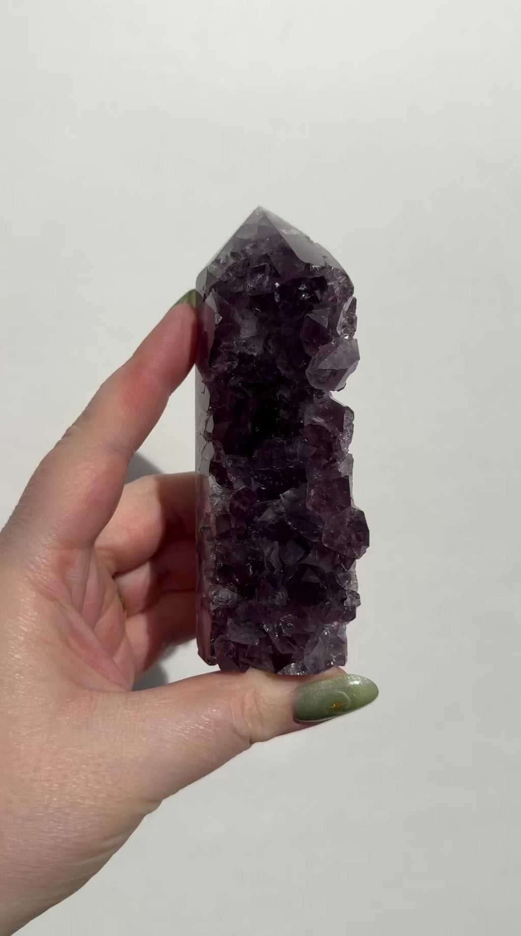 High Quality Purple Amethyst Tower