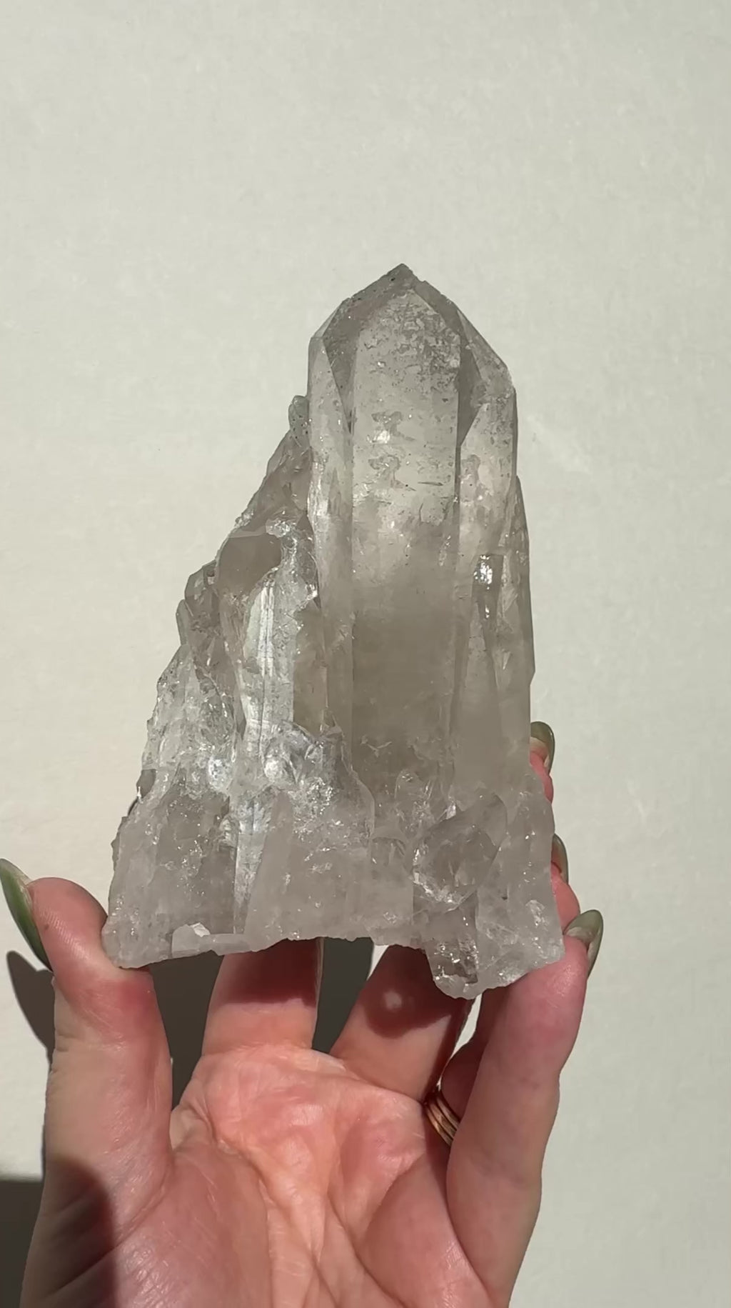 Quartz Cluster with Sugar Druzy